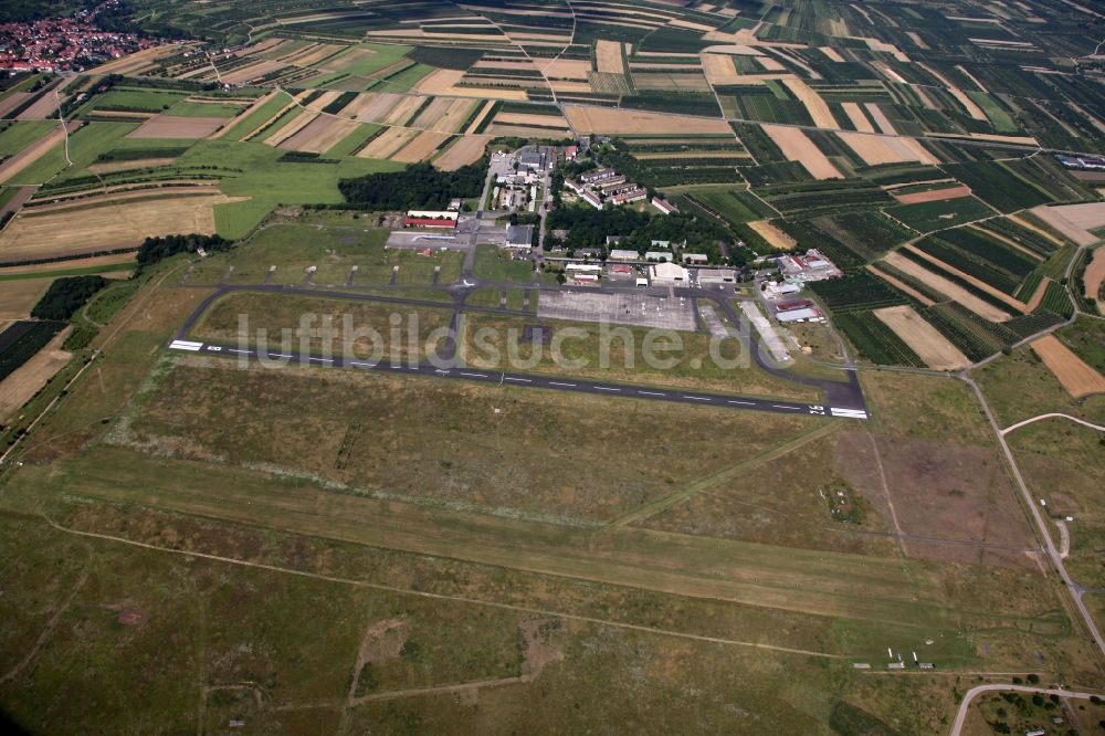 Luftbild Mainz - Flugplatz Mainz-Finthen in Mainz im Bundesland Rheinland-Pfalz