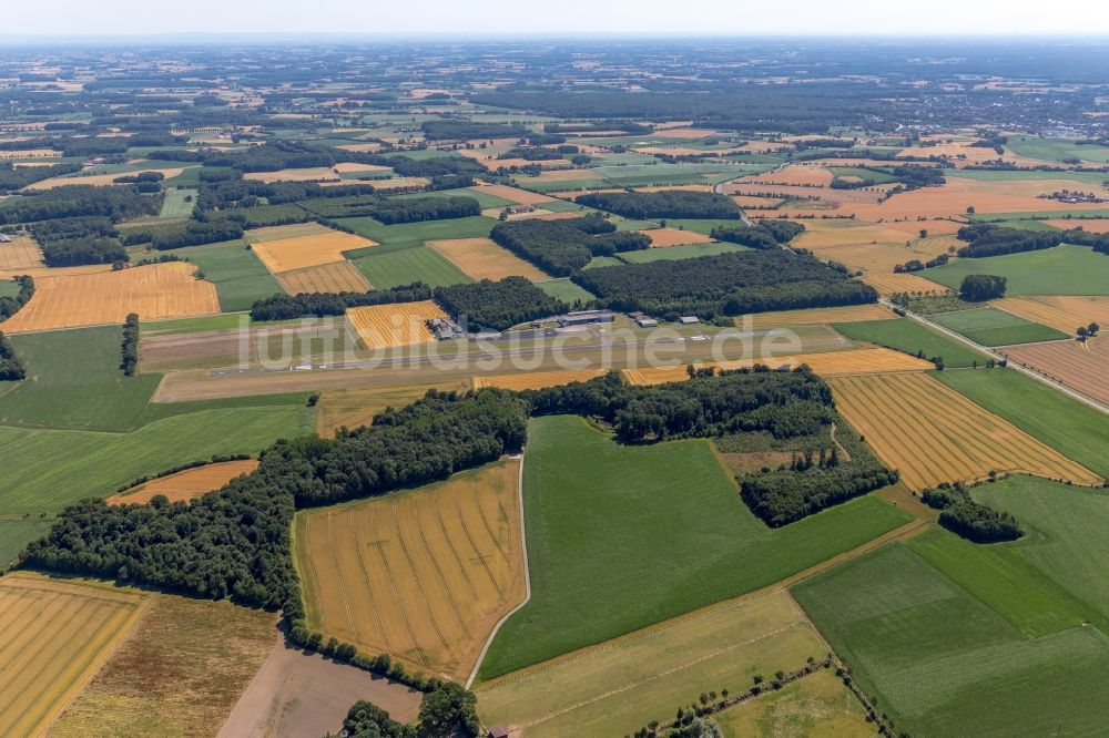 Luftbild Telgte - Flugplatz Münster-Telgte in Telgte im Bundesland Nordrhein-Westfalen, Deutschland