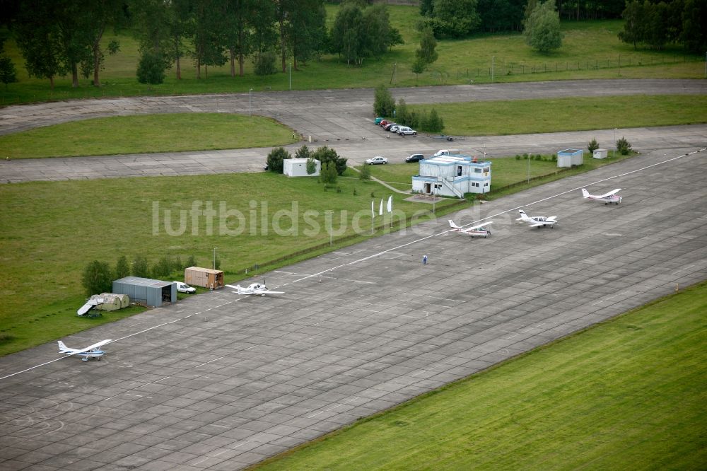 Luftbild Lärz - Flugplatz Müritz Airpark in Lärz im Bundesland Mecklenburg-Vorpommern