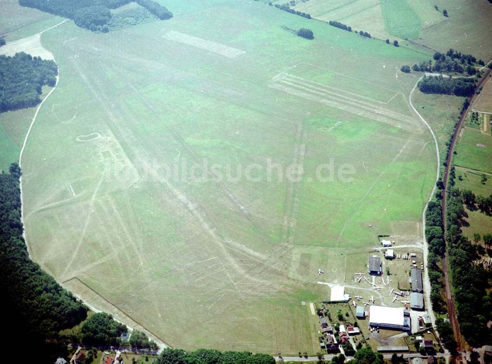 Neuhausen von oben - Flugplatz Neuhausen.