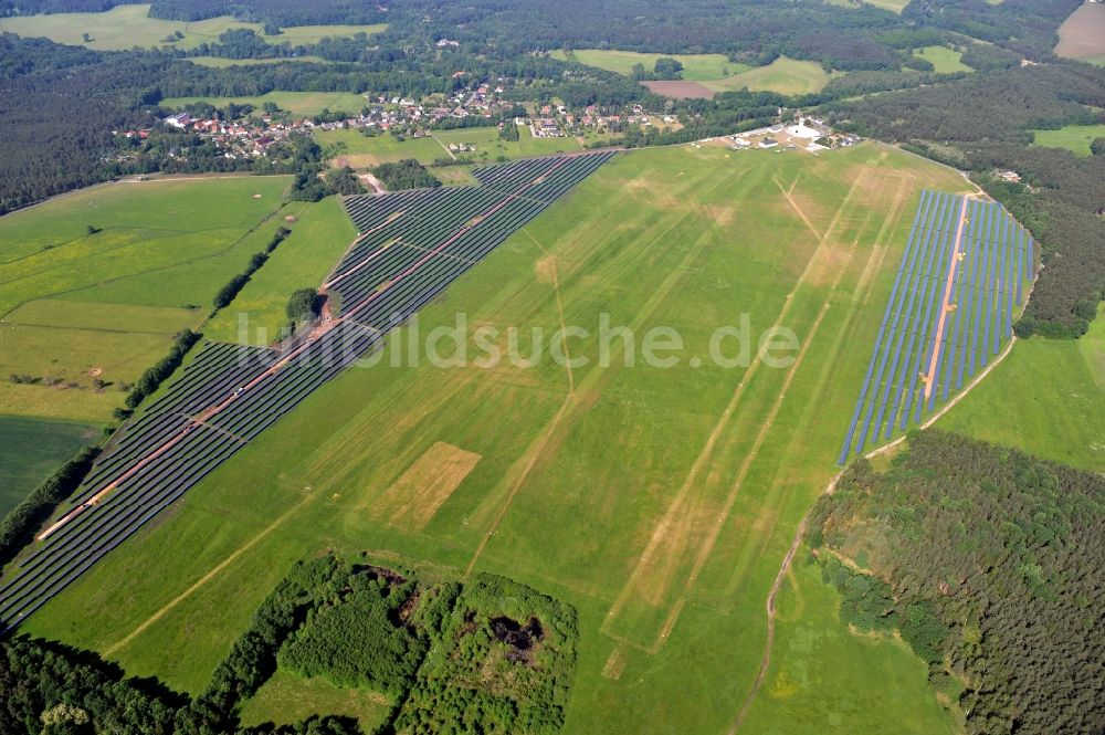 Luftbild Neuhausen - Flugplatz in Neuhausen im Bundesland Brandenburg, Deutschland