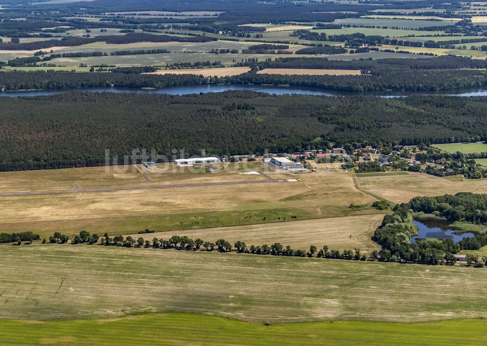 Luftaufnahme Kyritz - Flugplatz im Ortsteil Kötzlin in Kyritz im Bundesland Brandenburg