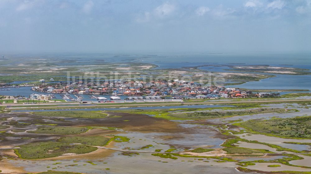 Luftbild Port Aransas - Flugplatz in Port Aransas in Texas, USA