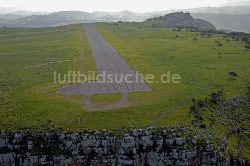 Port St. Johns von oben - Flugplatz Port St. Johns