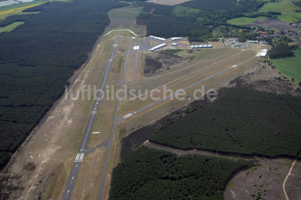 Luftbild SCHÖNHAGEN - Flugplatz Schönhagen in Brandenburg