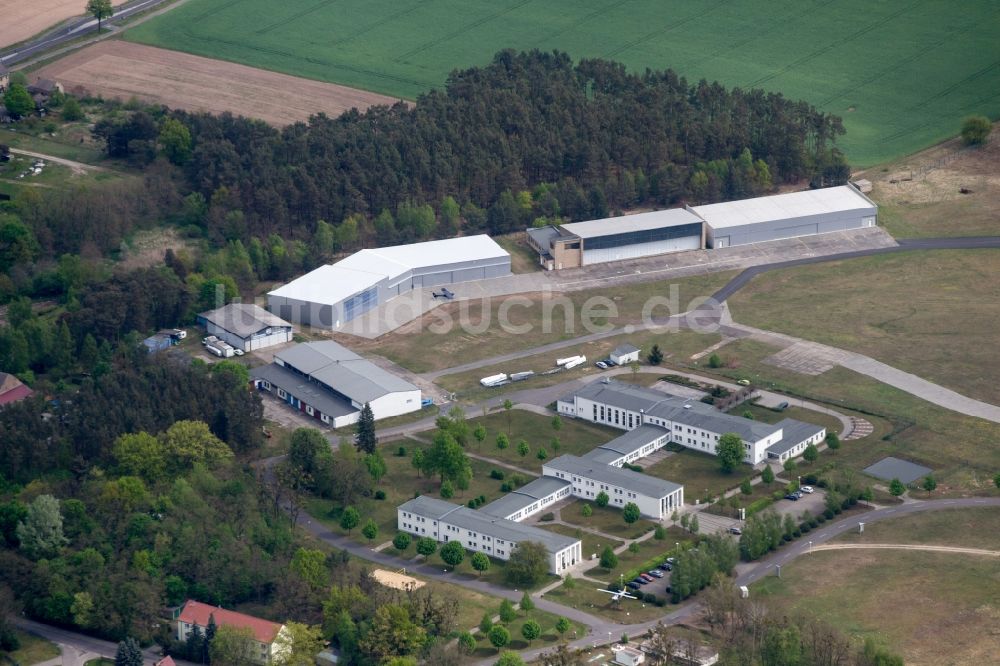 Trebbin von oben - Flugplatz Schönhagen in Trebbin im Bundesland Brandenburg