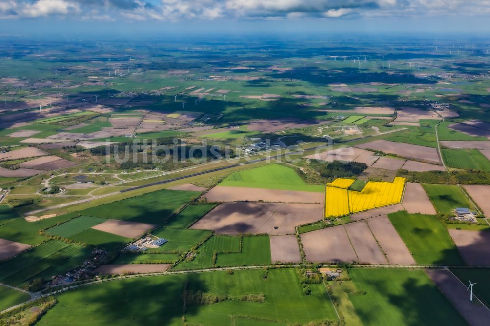 Luftbild Schwesing - Flugplatz Schwesing im Bundesland Schleswig-Holstein in Deutschland