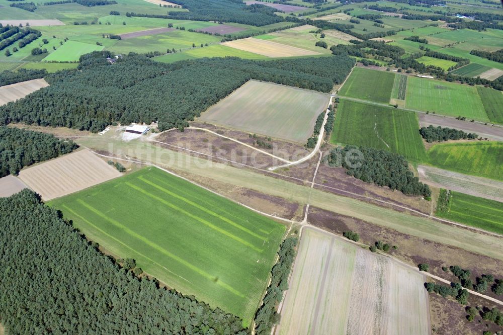 Luftbild Höpen - Flugplatz Segelfluggelände bei Höpen im Bundesland Niedersachsen