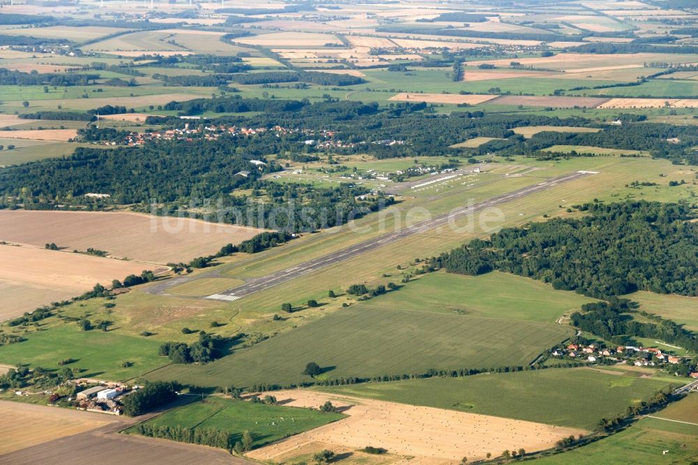 Stendal von oben - Flugplatz Stendal in Stendal im Bundesland Sachsen-Anhalt