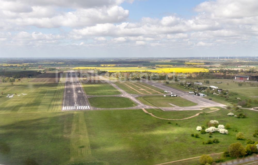 Stendal von oben - Flugplatz Stendal in Stendal im Bundesland Sachsen-Anhalt