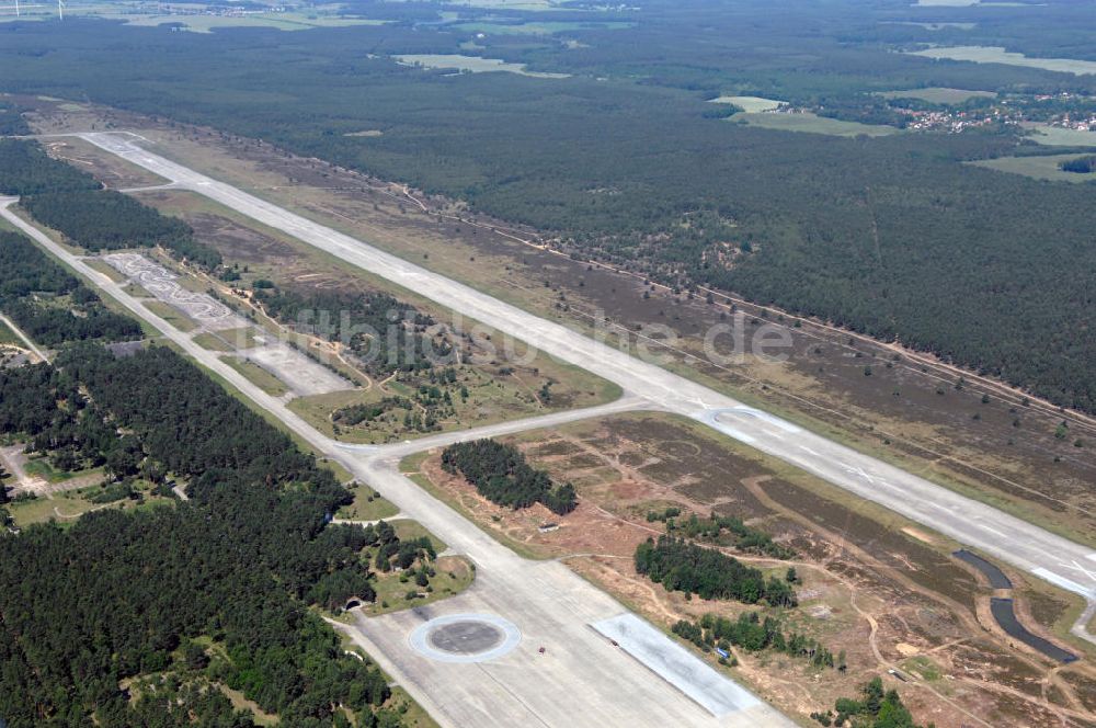 Luftbild TEMPLIN - Flugplatz Templin / Groß Dölln