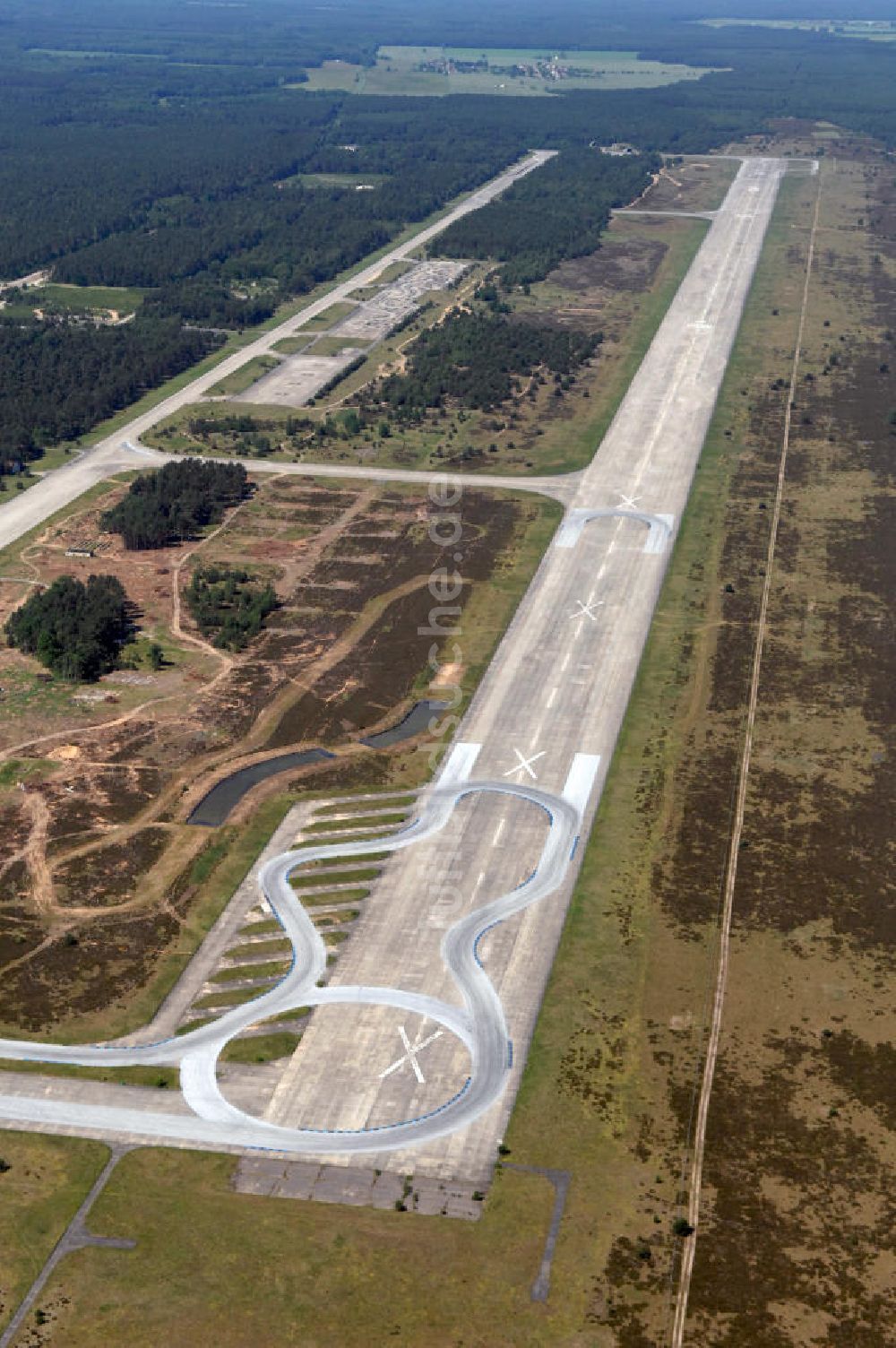 Luftaufnahme TEMPLIN - Flugplatz Templin / Groß Dölln