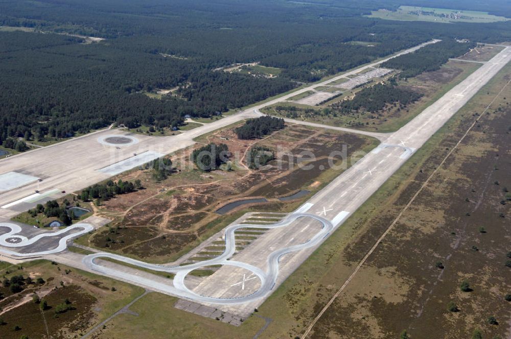 Luftbild TEMPLIN - Flugplatz Templin / Groß Dölln