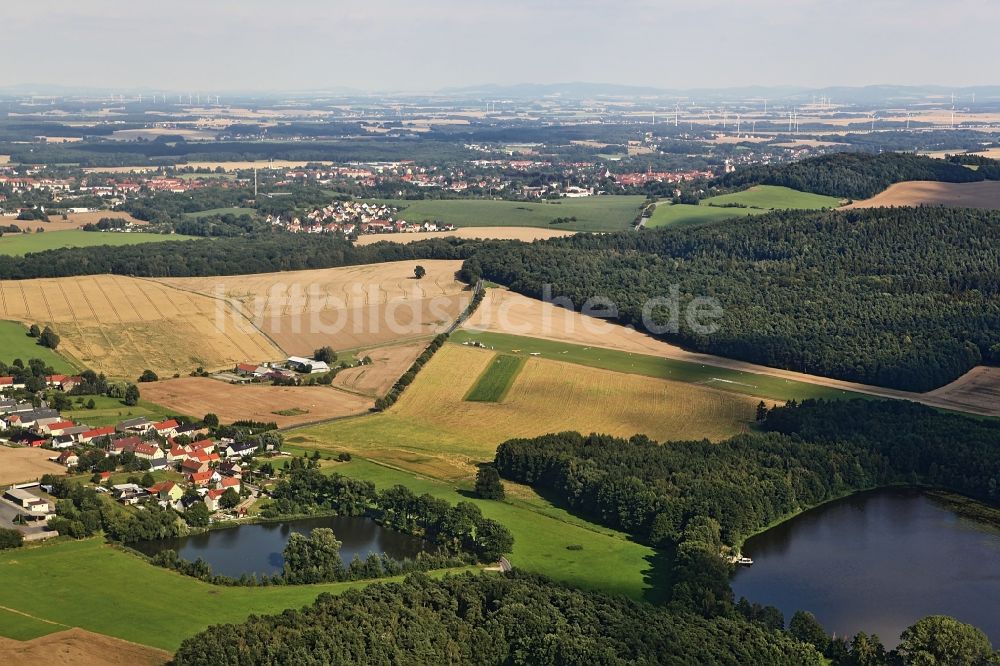 Luftbild Liebenau - Flugplatz des Ultraleichtflugclub Brauna e.V. in Liebenau im Bundesland Sachsen, Deutschland