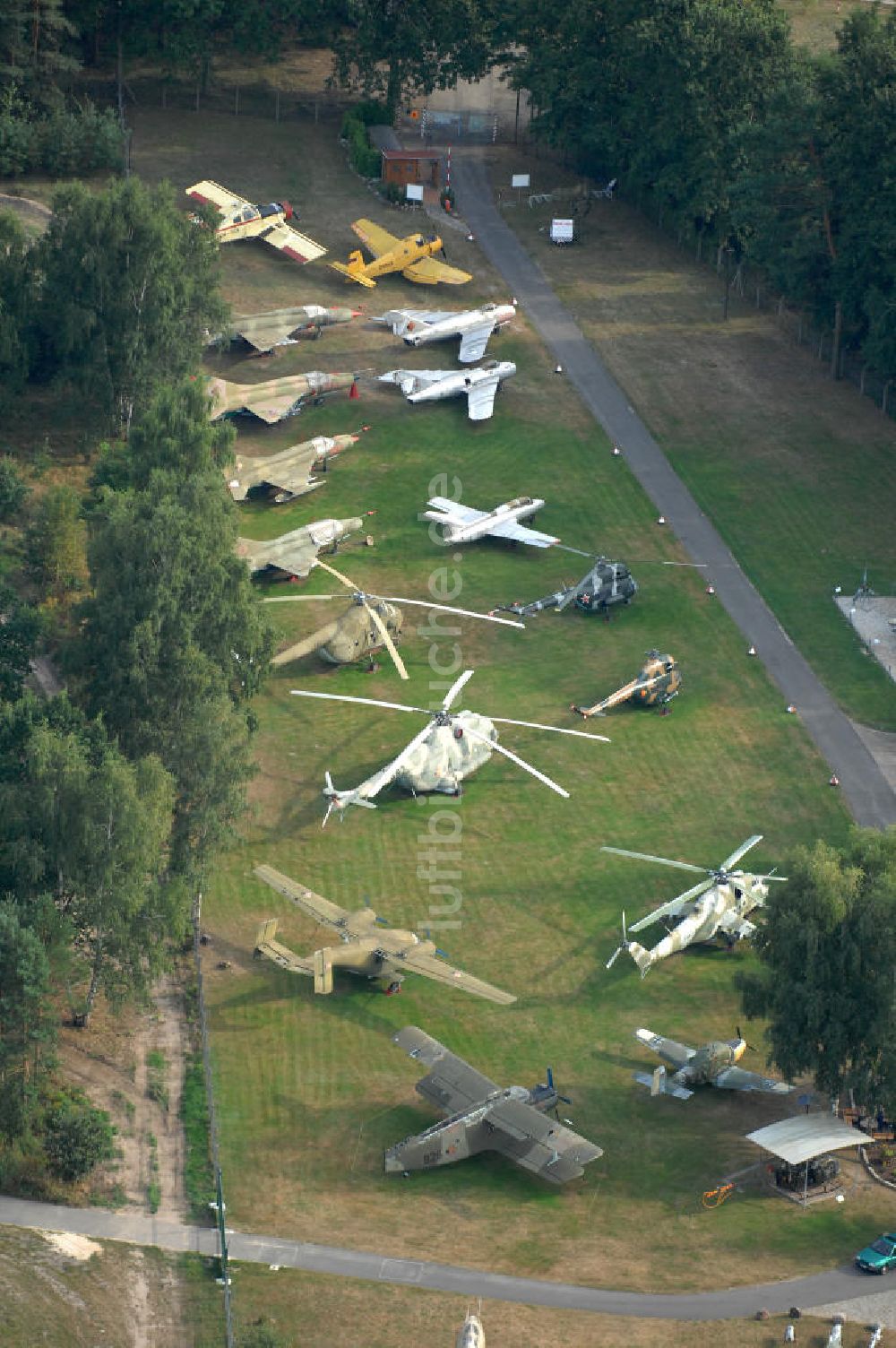 Cottbus aus der Vogelperspektive: Flugplatzmuseum Cottbus