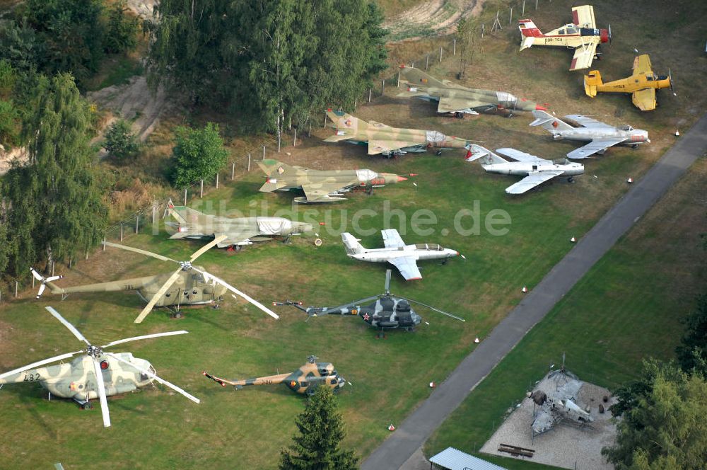 Luftaufnahme Cottbus - Flugplatzmuseum Cottbus