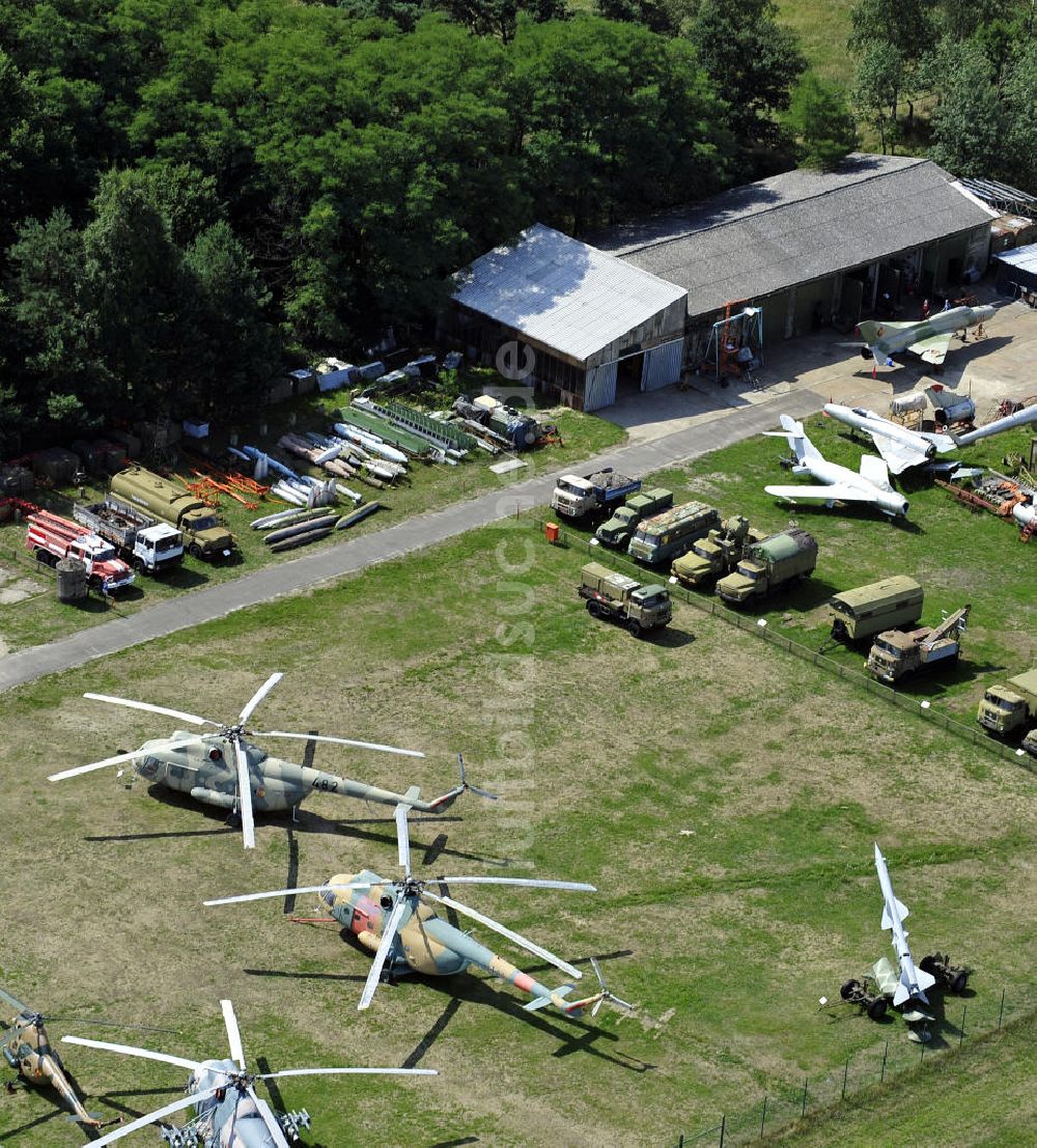 Luftaufnahme Cottbus - Flugplatzmuseum Cottbus