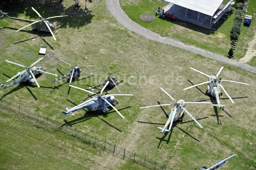 Luftbild Cottbus - Flugplatzmuseum Cottbus