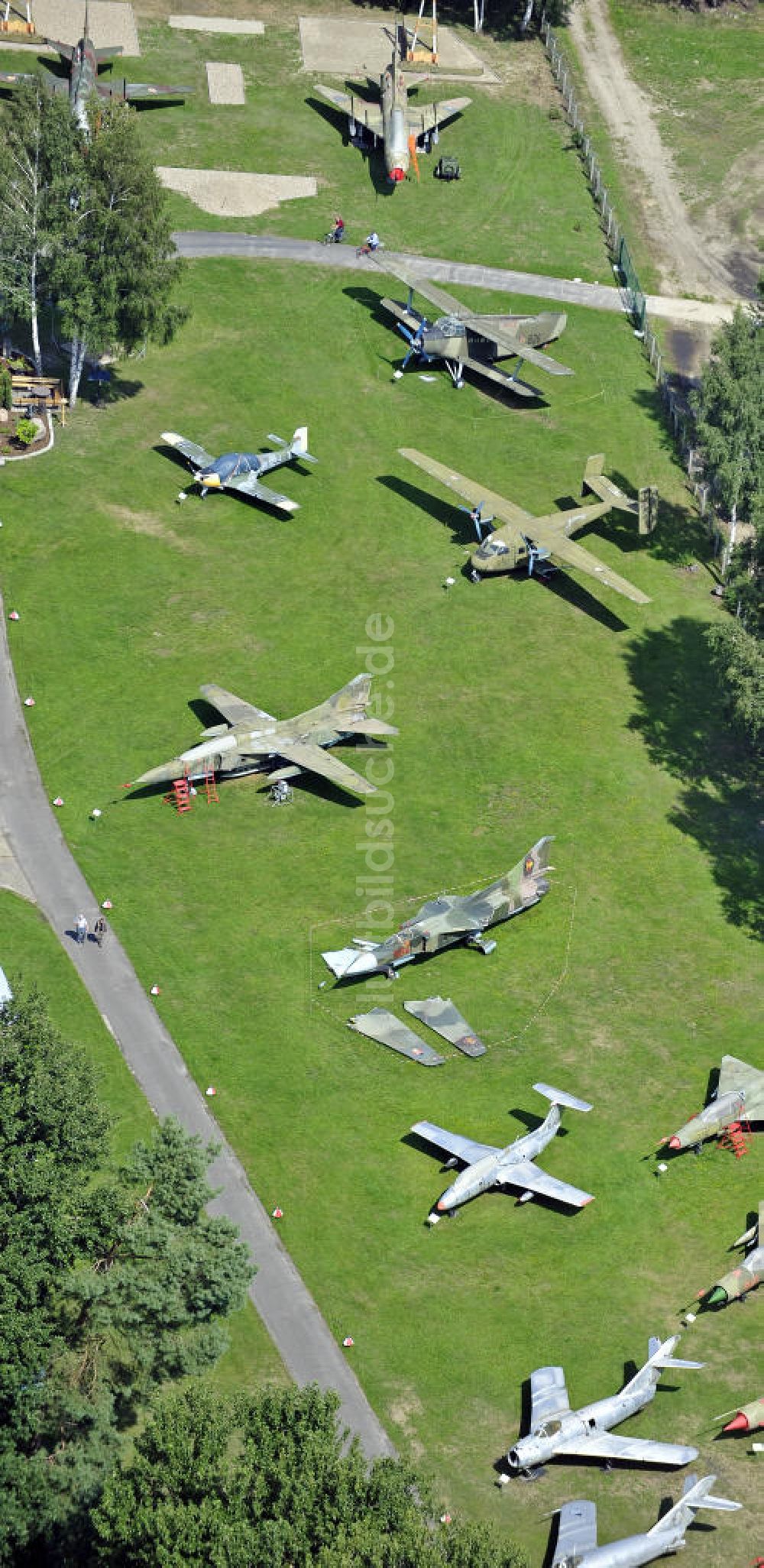 Luftbild Cottbus - Flugplatzmuseum Cottbus