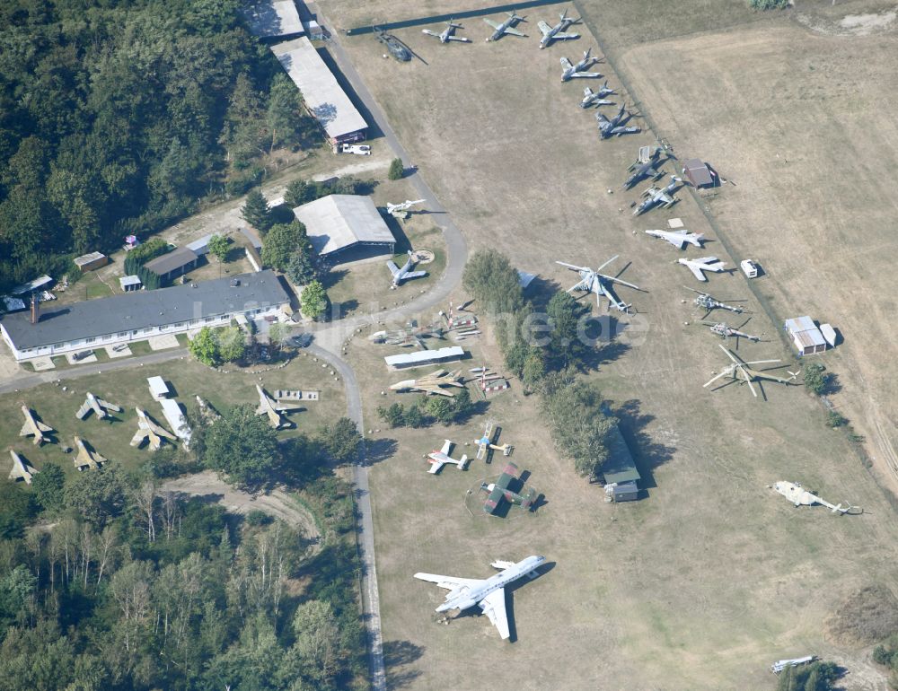 Luftbild Cottbus - Flugplatzmuseum Cottbus im Bundesland Brandenburg