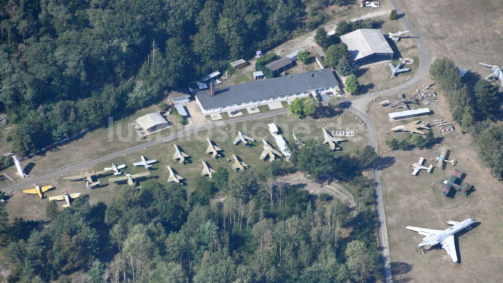 Luftaufnahme Cottbus - Flugplatzmuseum Cottbus im Bundesland Brandenburg