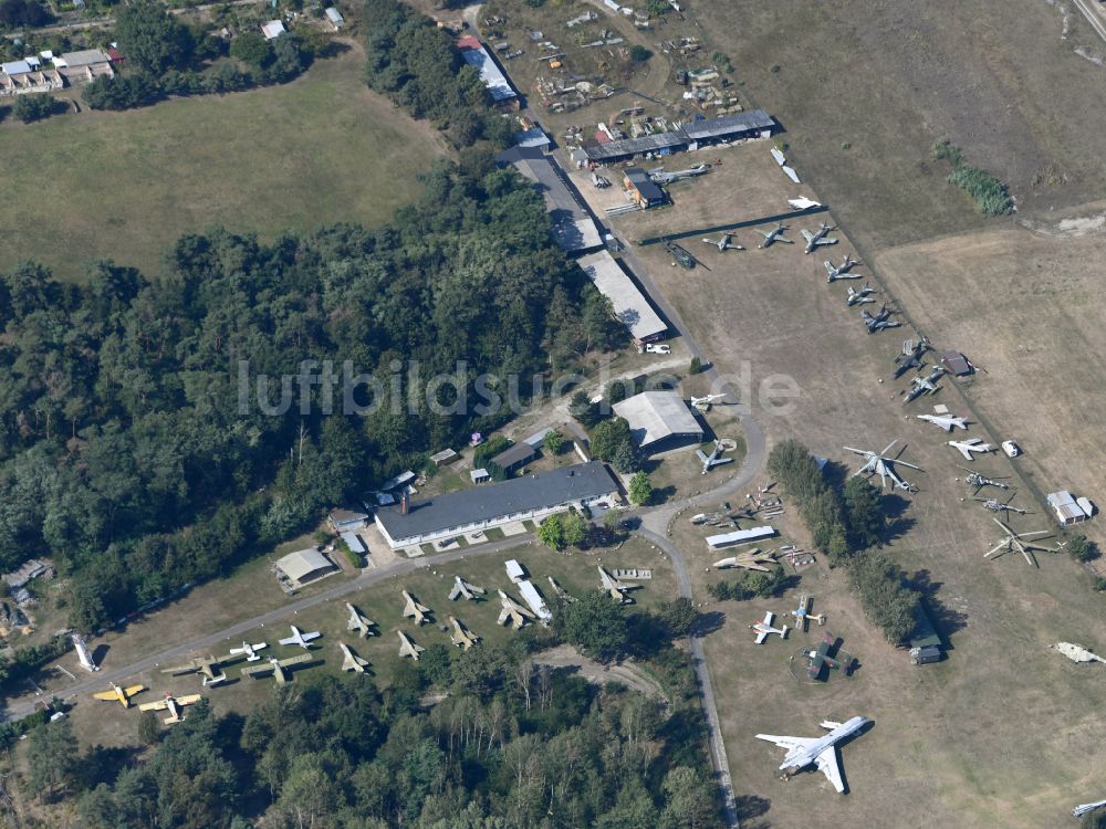 Cottbus aus der Vogelperspektive: Flugplatzmuseum Cottbus im Bundesland Brandenburg