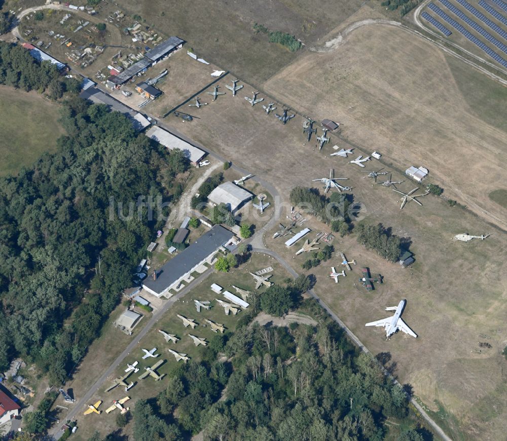 Luftbild Cottbus - Flugplatzmuseum Cottbus im Bundesland Brandenburg