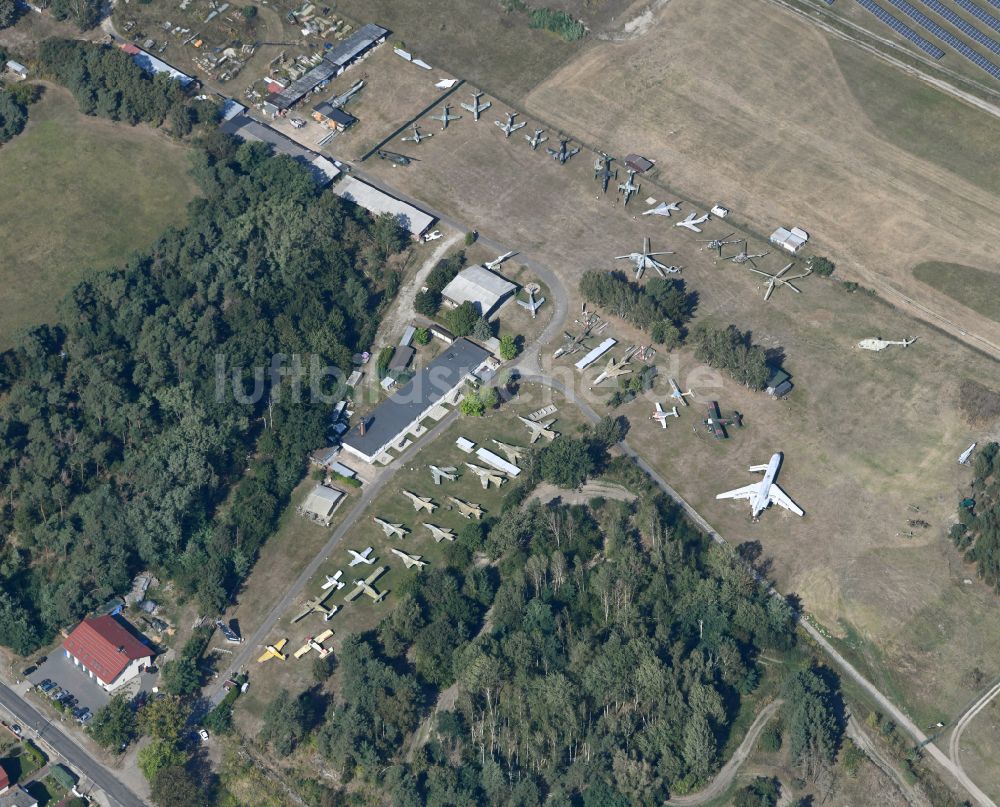 Luftaufnahme Cottbus - Flugplatzmuseum Cottbus im Bundesland Brandenburg