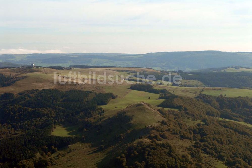 Luftbild Gersfeld/Rhön - Flugsportzentrum Wasserkuppe