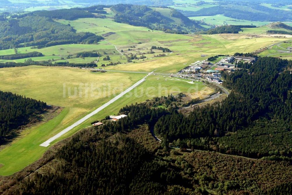 Gersfeld/Rhön aus der Vogelperspektive: Flugsportzentrum Wasserkuppe