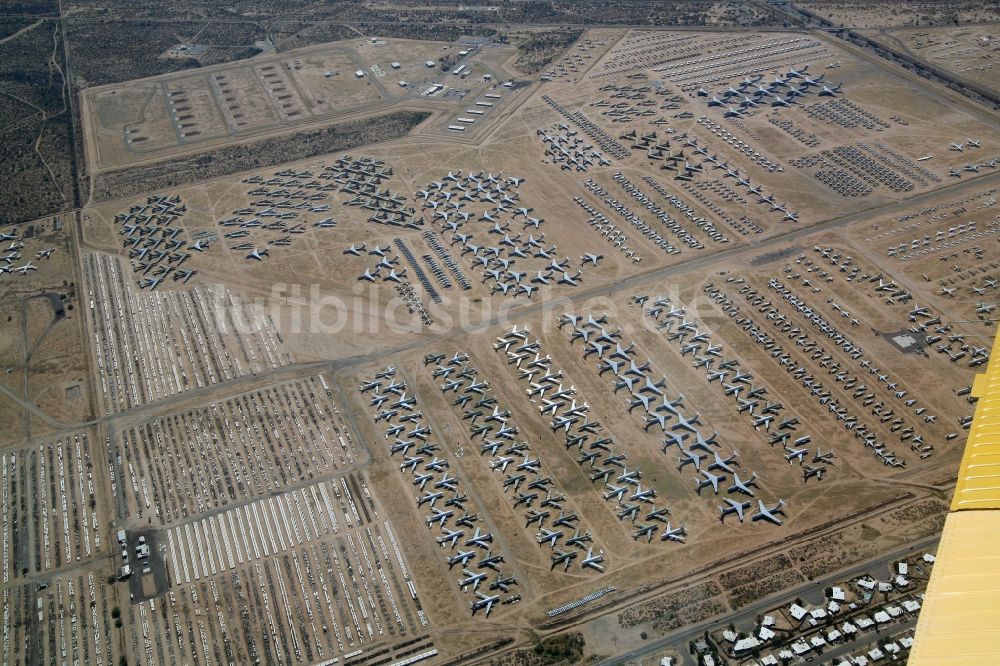 Luftbild Tucson - Flugzeugfriedhof Davis Monthan Air Force Base Arizona USA