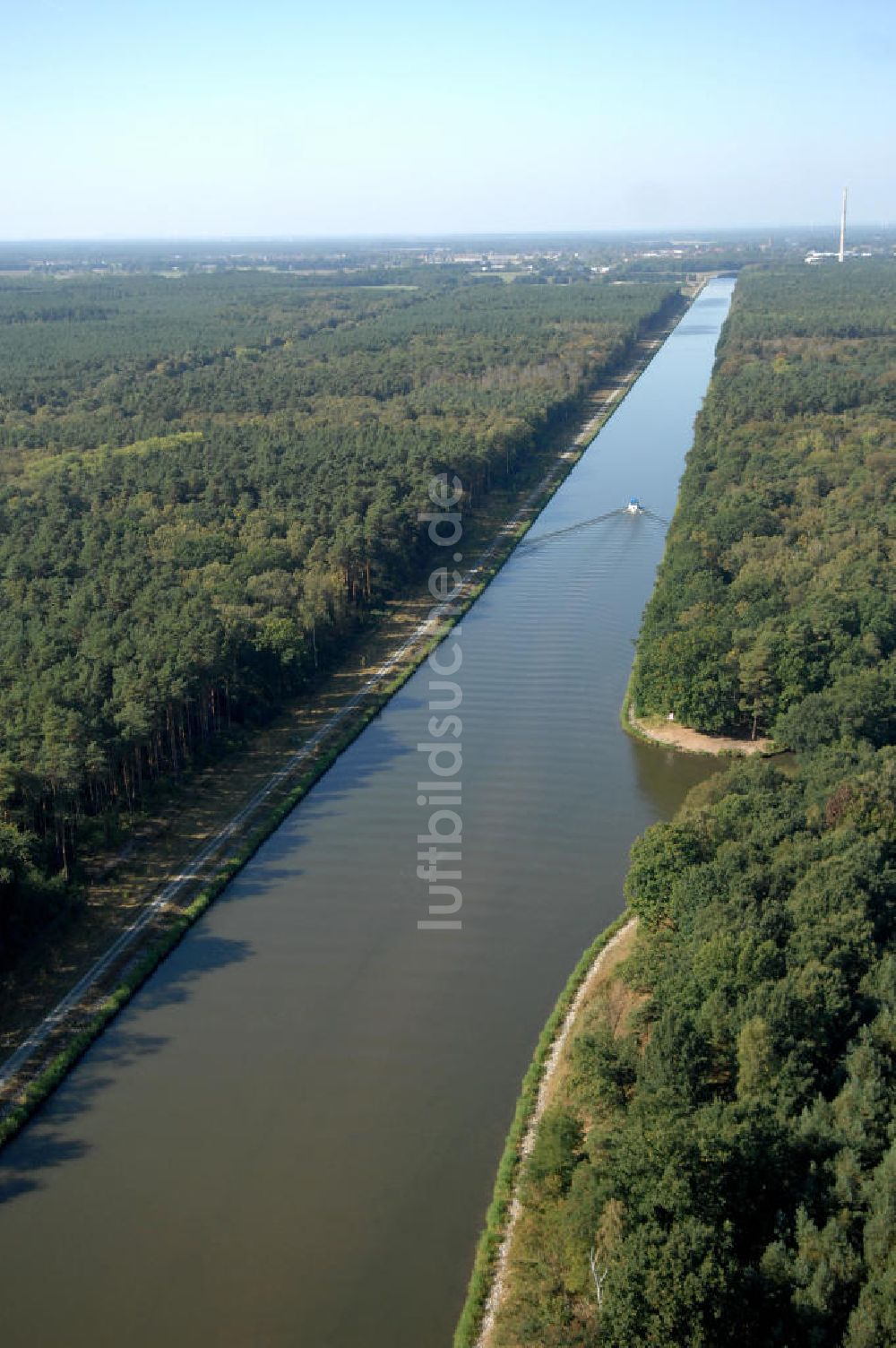 Luftbild Kade - Flussverlauf des Elbe-Havel-Kanal zwischen Kade und Genthin