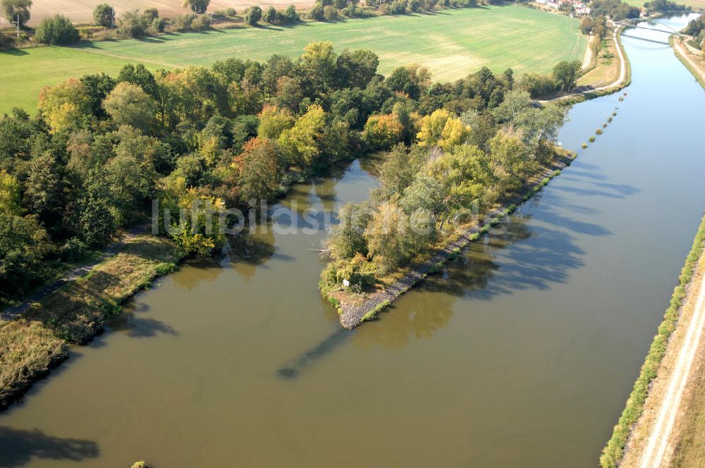 Wusterwitz aus der Vogelperspektive: Flussverlauf des Elbe-Havel-Kanal zwischen Wusterwitz und Kade