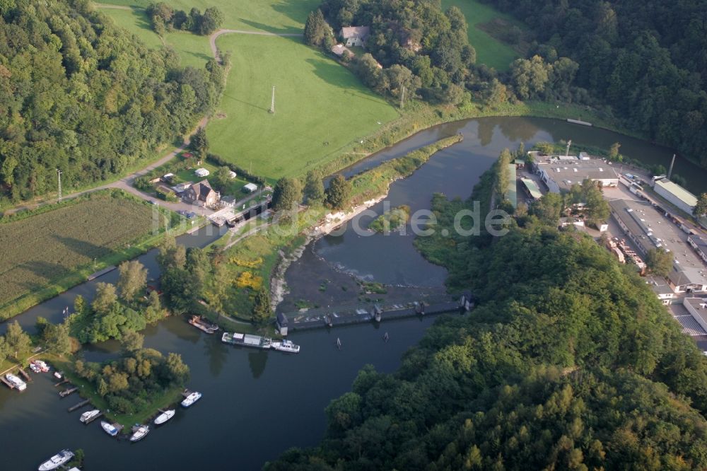 Seelbach von oben - Flussverlauf der Lahn in Seelbach im Bundesland Rheinland-Pfalz