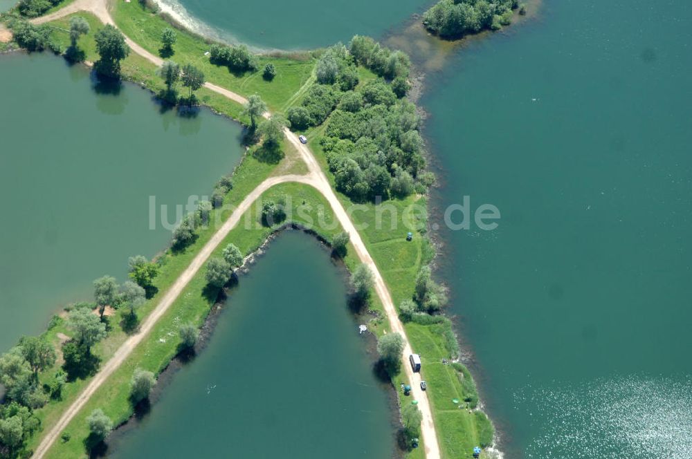 Luftaufnahme Dippach - Flussverlauf des Main in Bayern