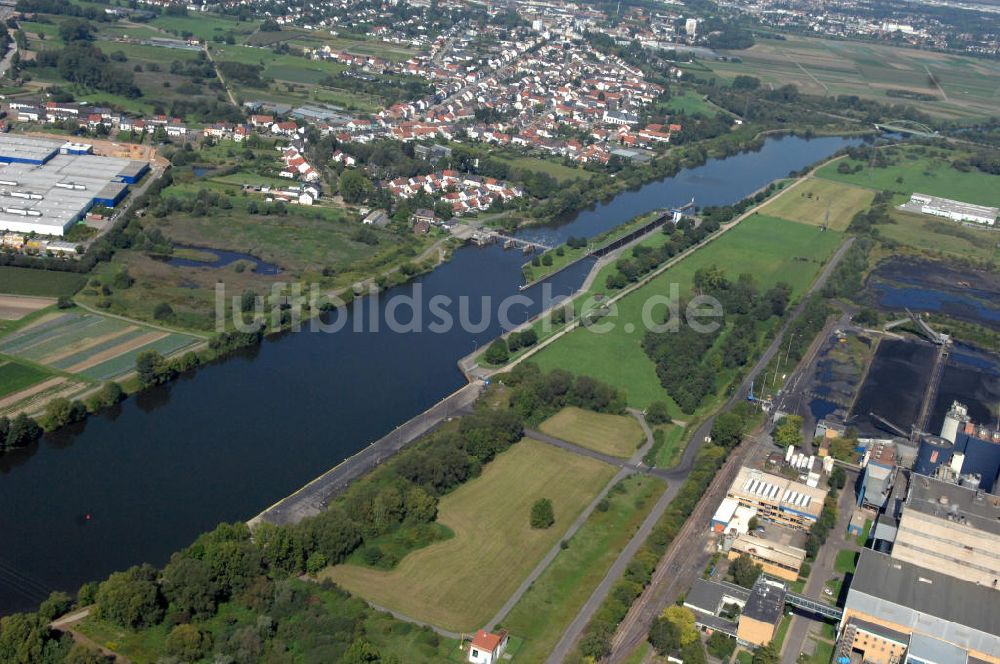 Luftbild Ensdorf - Flußverlauf der Saar bei Ensdorf