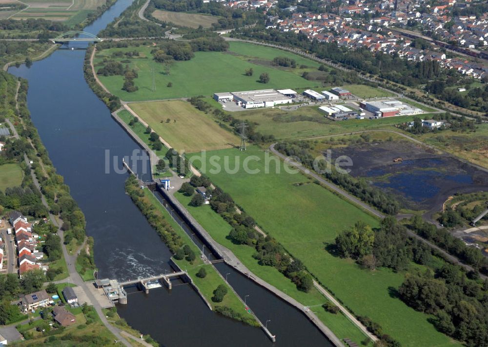 Luftaufnahme Ensdorf - Flußverlauf der Saar bei Ensdorf