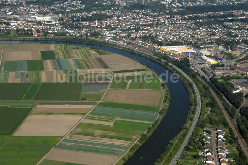 Saarlouis von oben - Flußverlauf der Saar bei Saarlouis