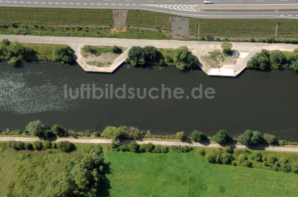 Luftaufnahme Saarlouis - Flußverlauf der Saar bei Saarlouis-Neuforweiler