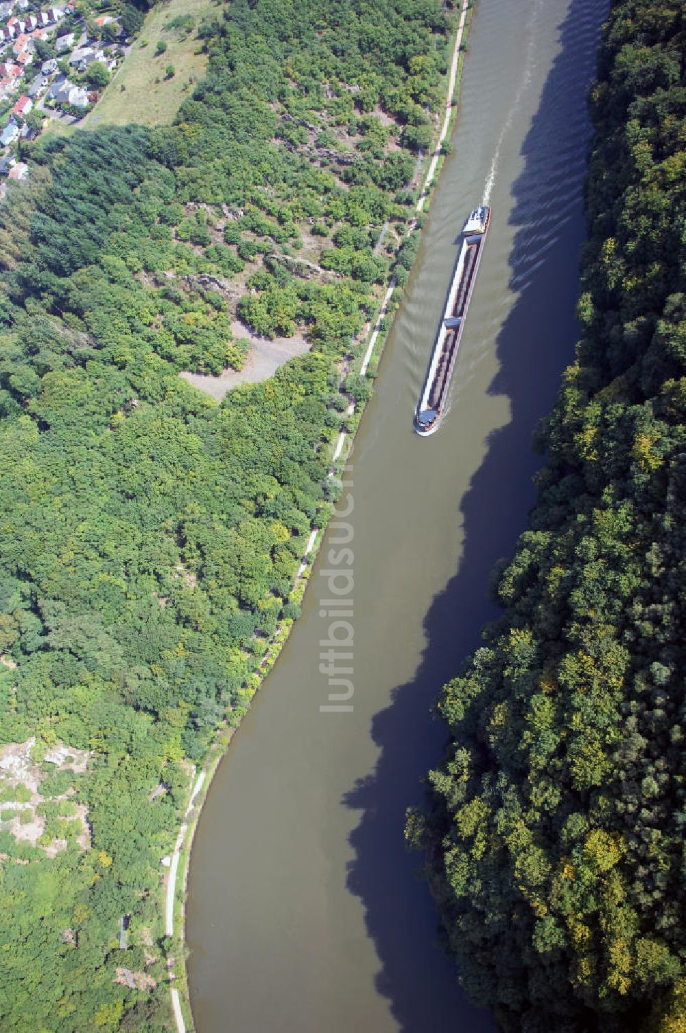 Luftbild Mettlach OT Keuchingen - Flussverlauf der Saar an der Saarschleife