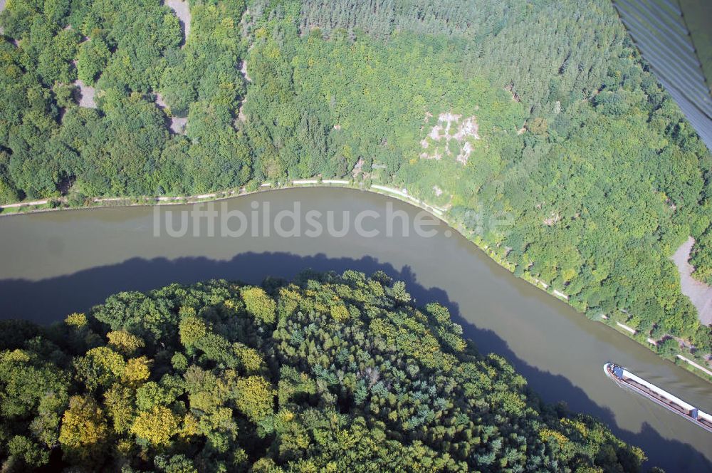 Luftaufnahme Mettlach OT Keuchingen - Flussverlauf der Saar an der Saarschleife