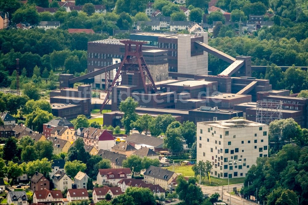 Essen aus der Vogelperspektive: Folkwang Universität der Künste - SANAA-Gebäude in Essen im Bundesland Nordrhein-Westfalen - NRW, Deutschland