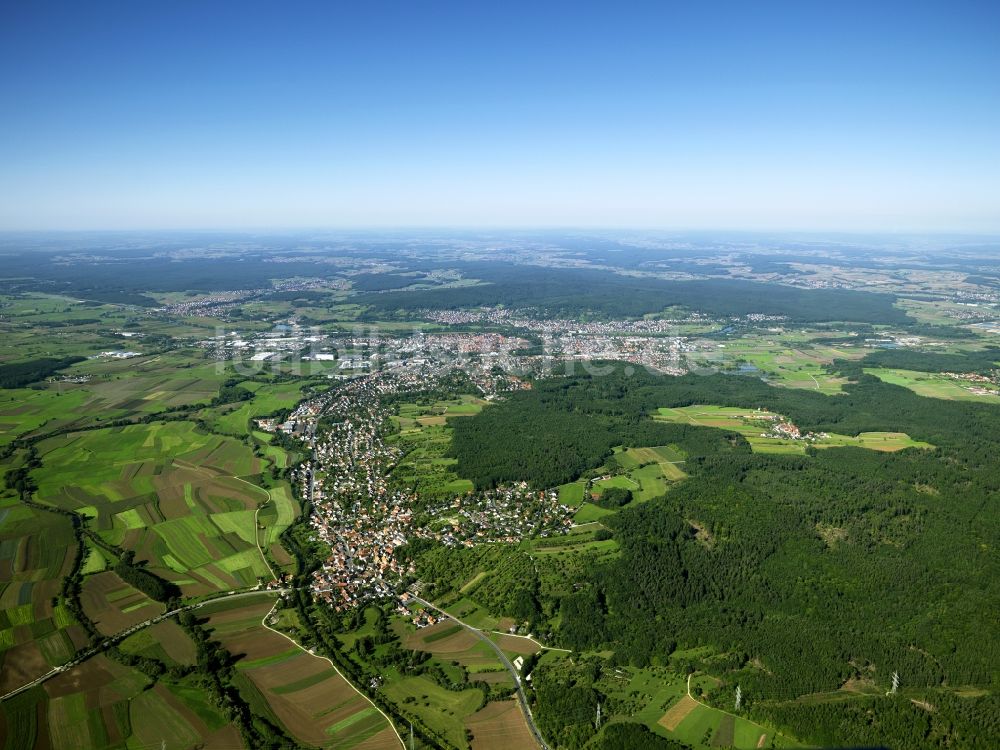 Forchheim von oben - Forchheim im Bundesland Bayern