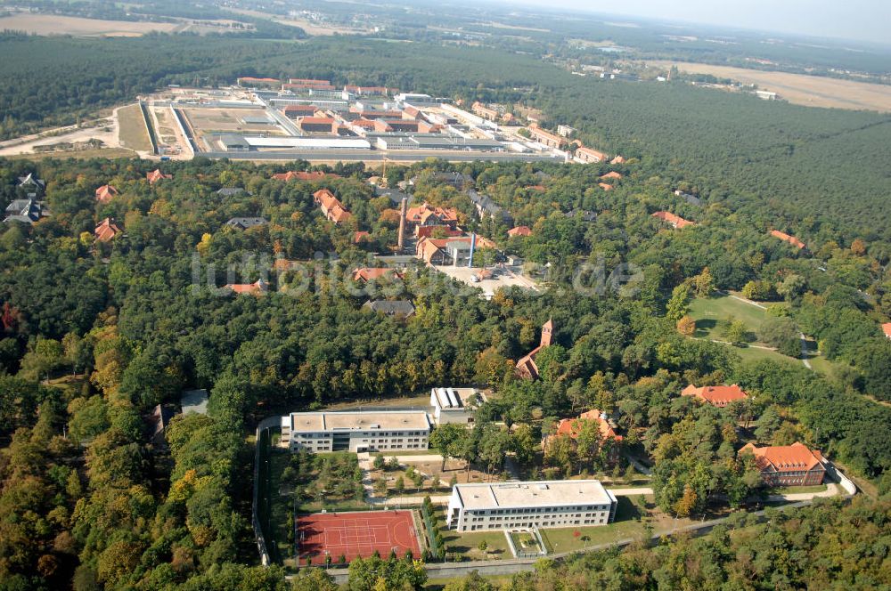 Luftaufnahme Brandenburag an der Havel - Forensik des ASKLEPIOS Fachklinikum in Brandenburg (Havel)