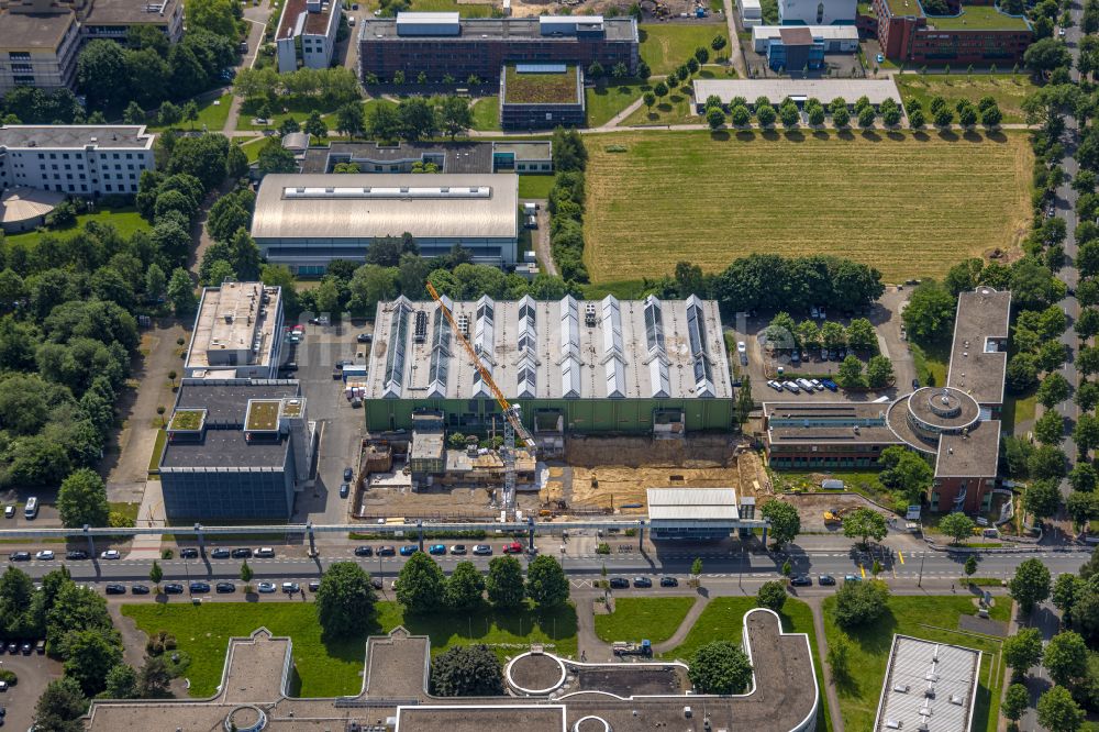 Luftaufnahme Dortmund - Forschungs- Gebaude und Bürokomplex Technologie Zentrum Dortmund im Ortsteil Barop in Dortmund im Bundesland Nordrhein-Westfalen, Deutschland