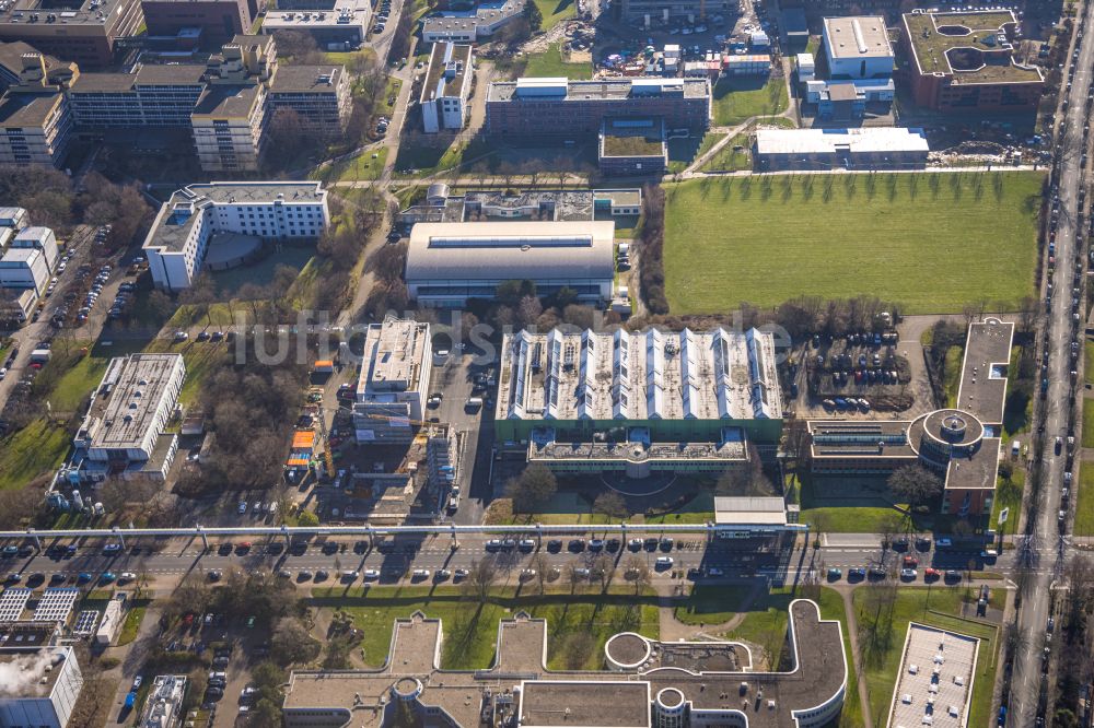 Luftbild Dortmund - Forschungs- Gebäude und Bürokomplex an der Emil-Figge-Straße am Technologiezentrum Dortmund in Dortmund im Bundesland Nordrhein-Westfalen, Deutschland