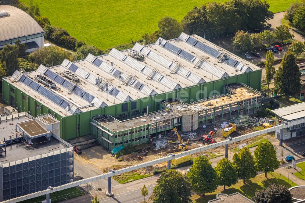 Dortmund von oben - Forschungs- Gebäude und Bürokomplex an der Emil-Figge-Straße am Technologiezentrum Dortmund in Dortmund im Bundesland Nordrhein-Westfalen, Deutschland