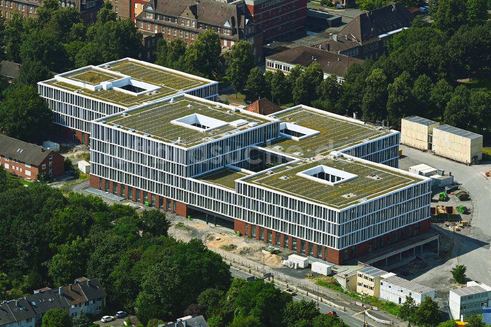 Luftbild Münster - Forschungs- Gebäude und Bürokomplex Forschungscampus Ost von Uniklinik und Medizinischer Fakultät in Münster im Bundesland Nordrhein-Westfalen, Deutschland