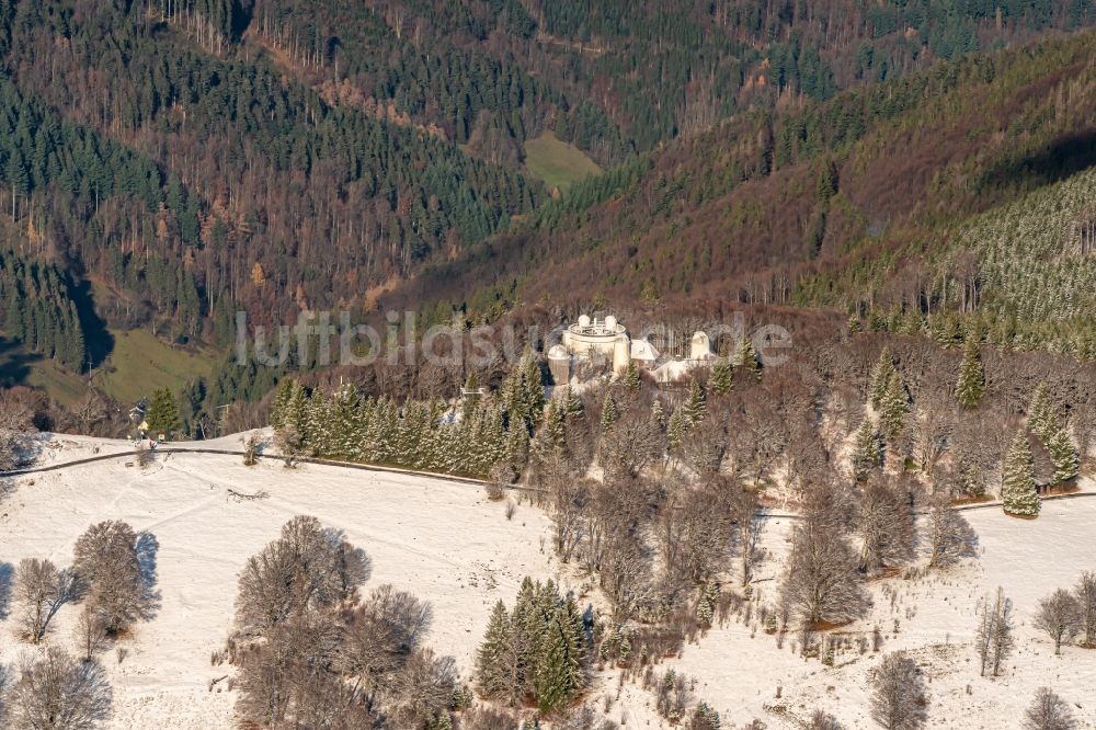 Luftbild Oberried - Forschungs- Gebäude und Bürokomplex Sonnenobservatorium Schauinsland in Oberried im Bundesland Baden-Württemberg, Deutschland