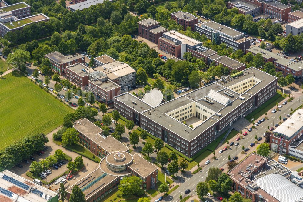 Luftbild Dortmund - Forschungs- Gebäude und Bürokomplex Technologie Zentrum Dortmund in Dortmund im Bundesland Nordrhein-Westfalen, Deutschland